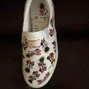 New Adidas Court Rallye Slip X Minnie Shoes Youth Size  6